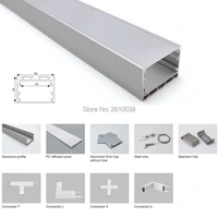 100 x 1m setslot new arrival aluminum profile for led light and square led profile channel for suspension or pendant lights