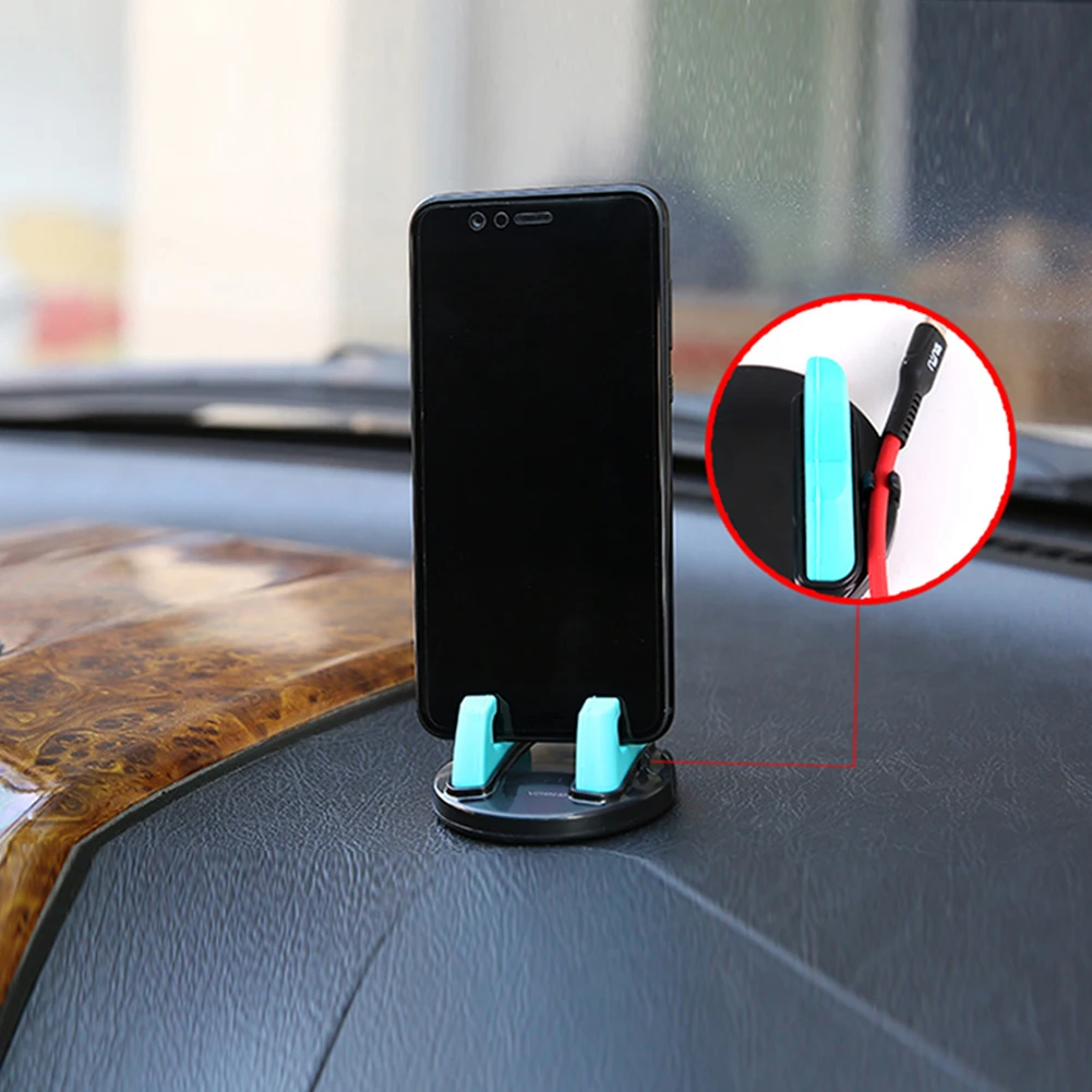 Автомобильный держатель для телефона с поворотом на 360 градусов приклеивающаяся