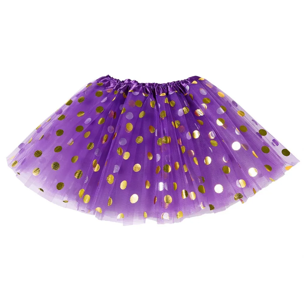Многослойная фатиновая юбка с пайетками балерины для маленьких девочек