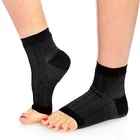 Носки компрессионные унисекс, нейлоновые, с открытым носком, 1 пара