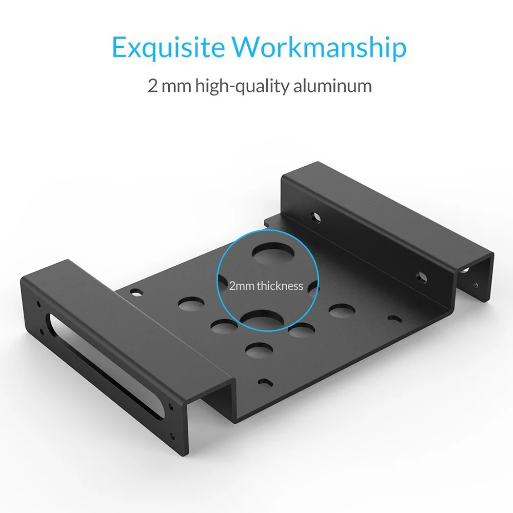 ORICO алюминиевый внутренний жесткий диск HDD корпус Монтажный кронштейн 5,2" до 2,5 или 3,5" монтажный комплект с винтами Hdd Чехол