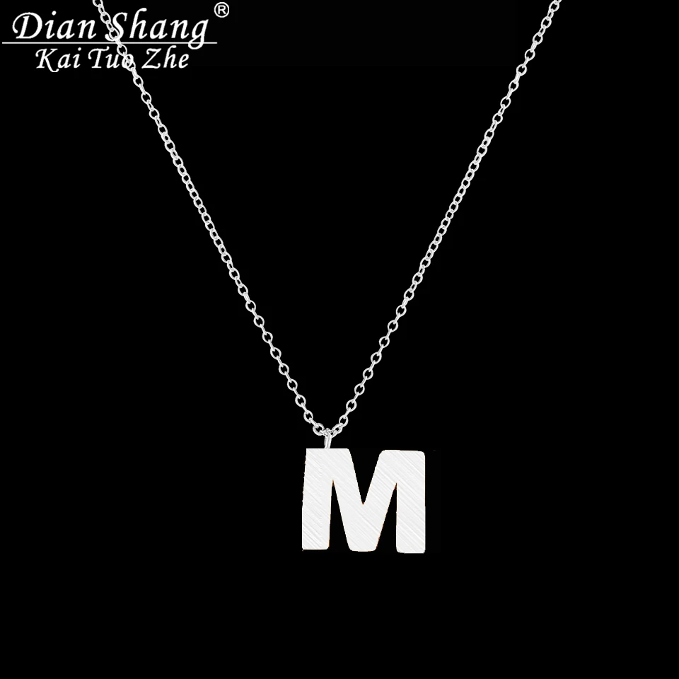 ICFTZWE женское ожерелье из нержавеющей стали золотистого/серебристого цвета|alphabet