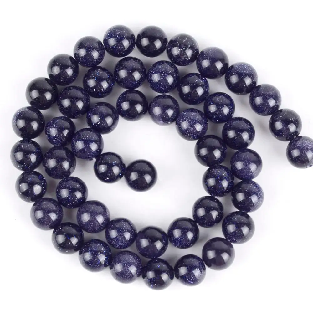 Smoth Blue Sandstone Бусины из натурального камня Круглые микс тусклые полированные Агаты бусины из яшмы свободные бусины для изготовления ювелирных изделий 4-10 мм Diy браслет 15" - Цвет: Smoth Blue Sandstone