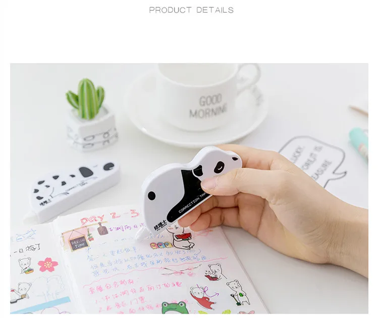 1 шт Kawaii собака панда животное коррекционная лента креативный корректор для школы наклейки в виде инструментов Канцелярские и офисные принадлежности