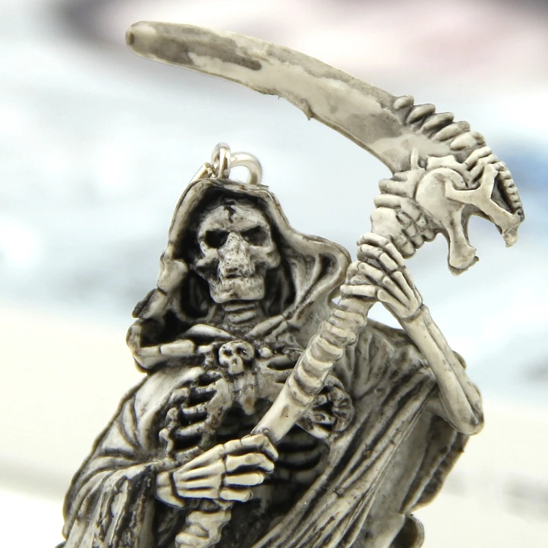Devils резиновые Ghostmaster кости скелета брелок серп кошелек сумка Keyring Y102|keychain rubber|bags