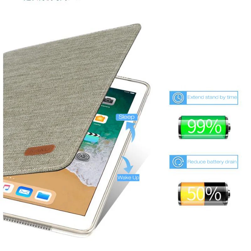Fundas Чехол для iPad 9,7 Smart Cover для iPad Air 2 1 Чехол для iPad Pro 9,7 для Apple iPad 9,7 дюймов силиконовый чехол