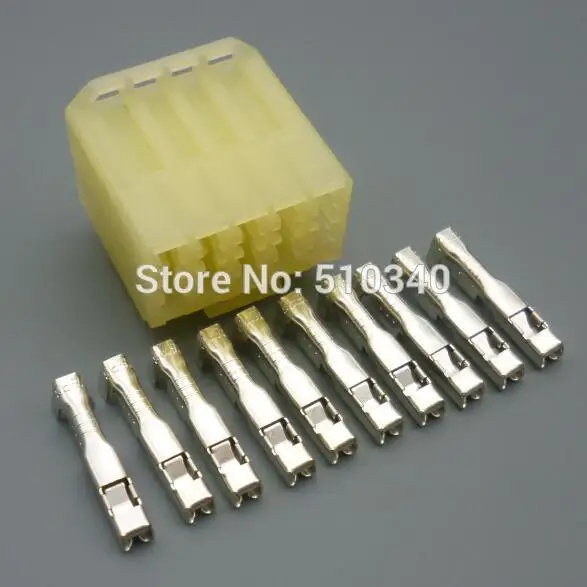 Водонепроницаемый Автомобильный Коннектор с 10 отверстиями 2 3 мм 1 комплект|connector