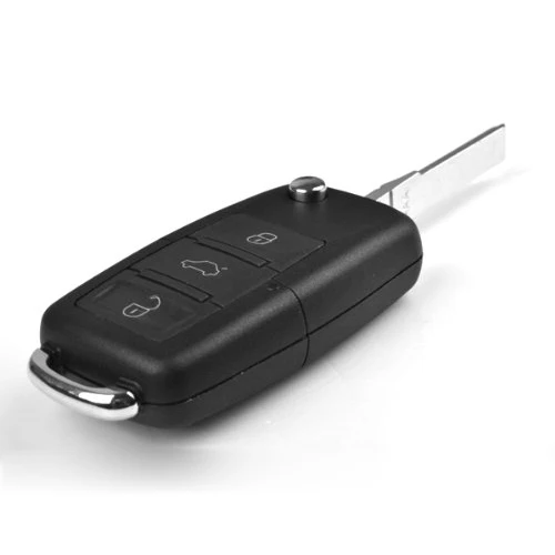Авто 3 складной оболочки кнопки для ключа дистанционного управления Volkswagen VW BEETLE BORA GOLF POLO PASSAT флип FOB коробка