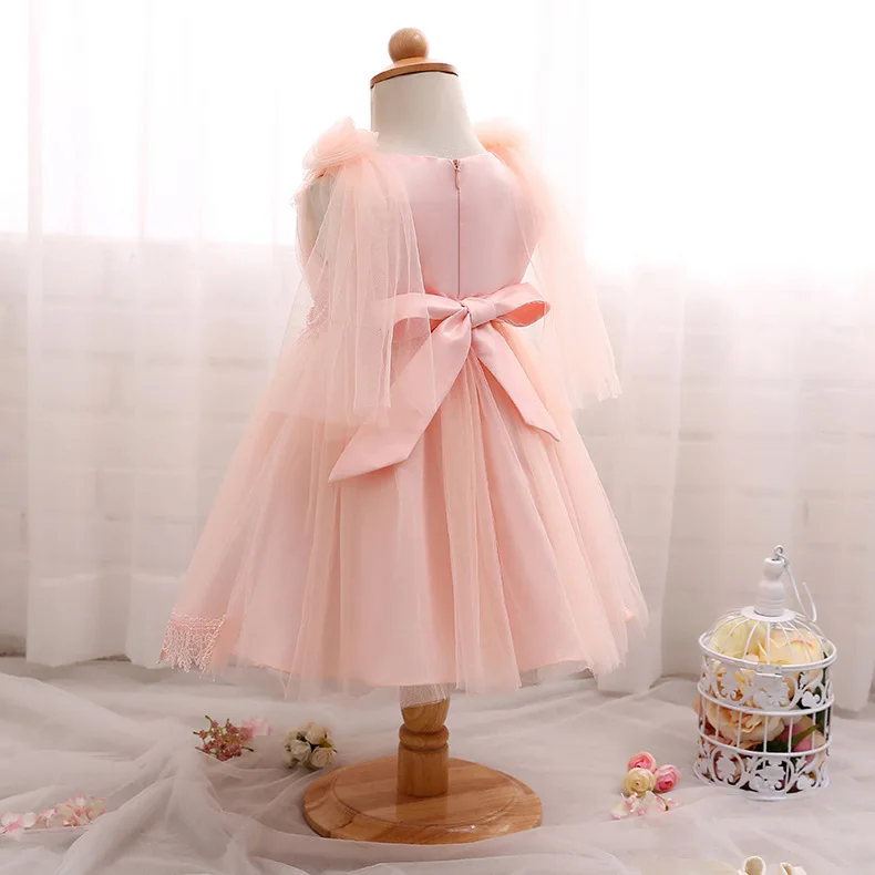 Платья с цветочным рисунком для маленьких девочек Одежда новорожденных милое