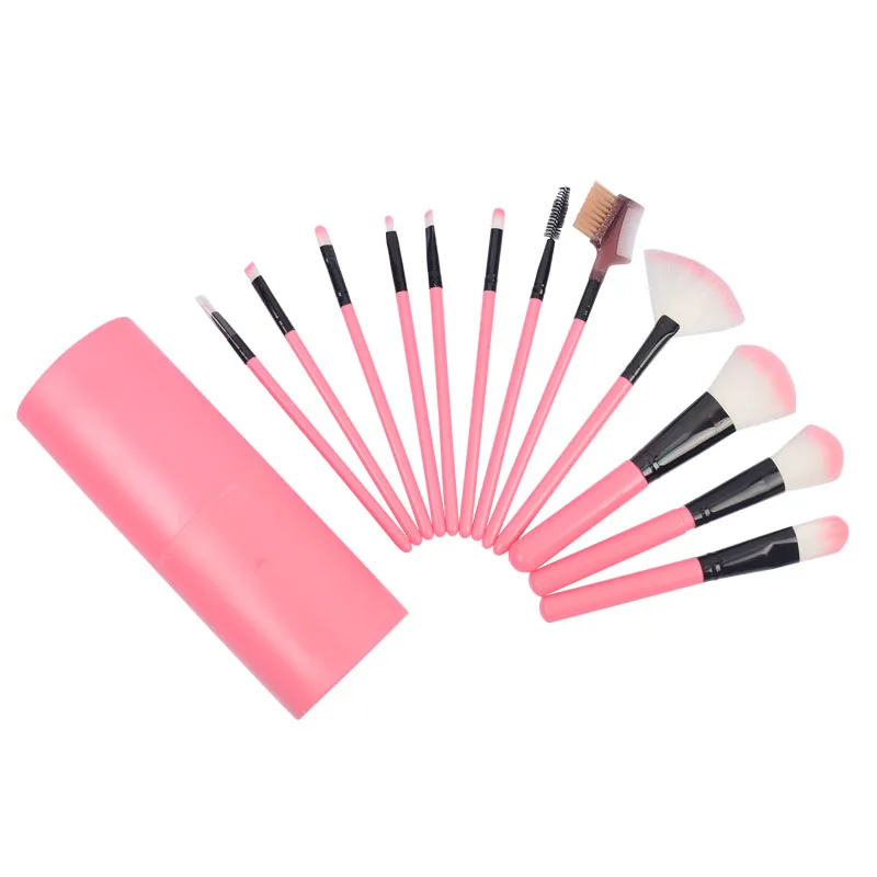 

12Pcs Professional Makeup Brushes Set Powder Foundation Eyeshadow Make Up Brushes Cosmetics Soft Synthetic Hair