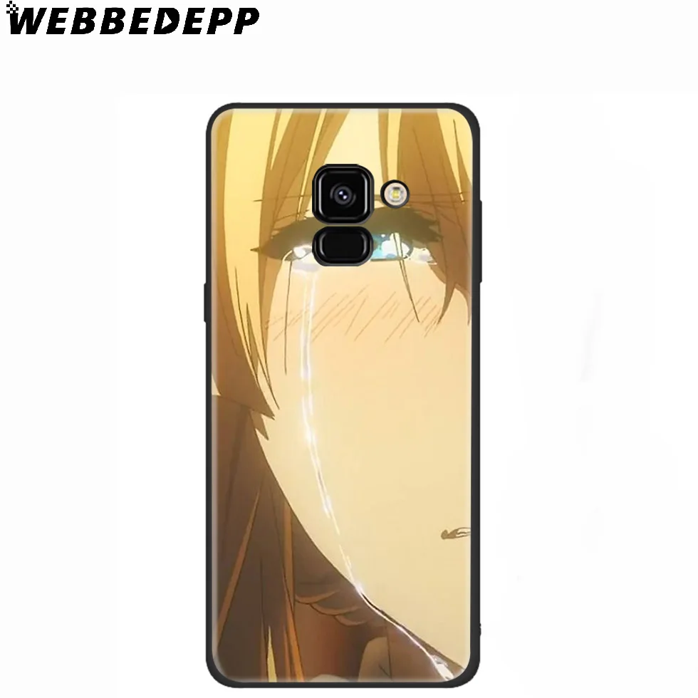 WEBBEDEPP Violet Evergarden Anime силиконовый чехол для Samsung Galaxy A3 A5 A6 A7 A8 A9 A10 A20 A30 A40 A50 A70 M10 M20 M30 |