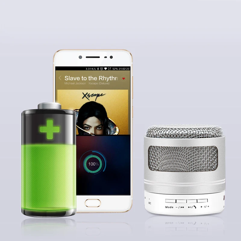 Высококлассный Железный Bluetooth динамик HIFI светодио дный цветной светодиодный