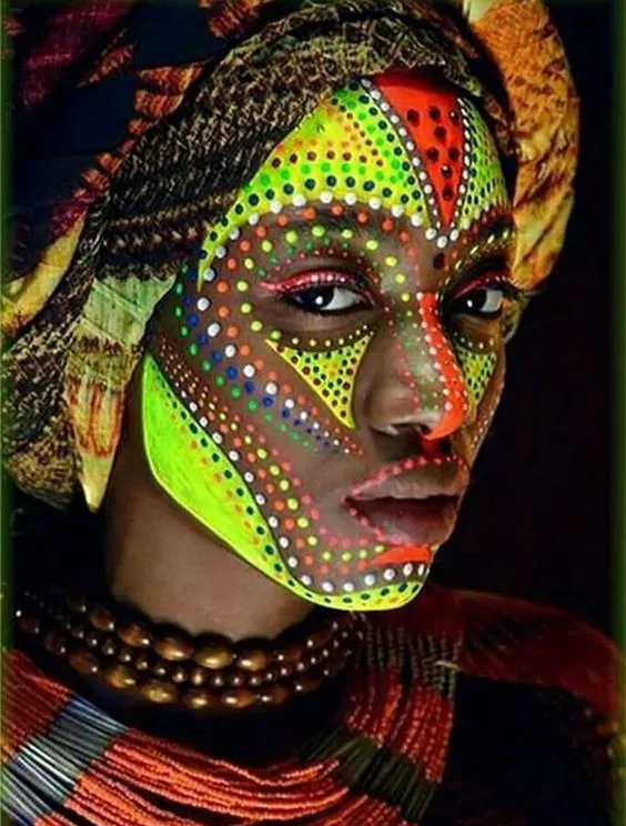 5D DIY Full Square/Round Diamond Painting Cross Stitch African Women Diamond Embroidery Diamond Mosaic Paintings Home Decor Gift - Цвет: DP-857-6