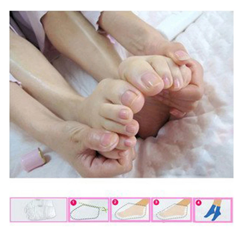 2pcs=1bag Baby Foot Peeling Renewal Exfoliating Mask For Feet Remove Dead Skin Cuticles Heel Care Pedicure Socks | Красота и здоровье