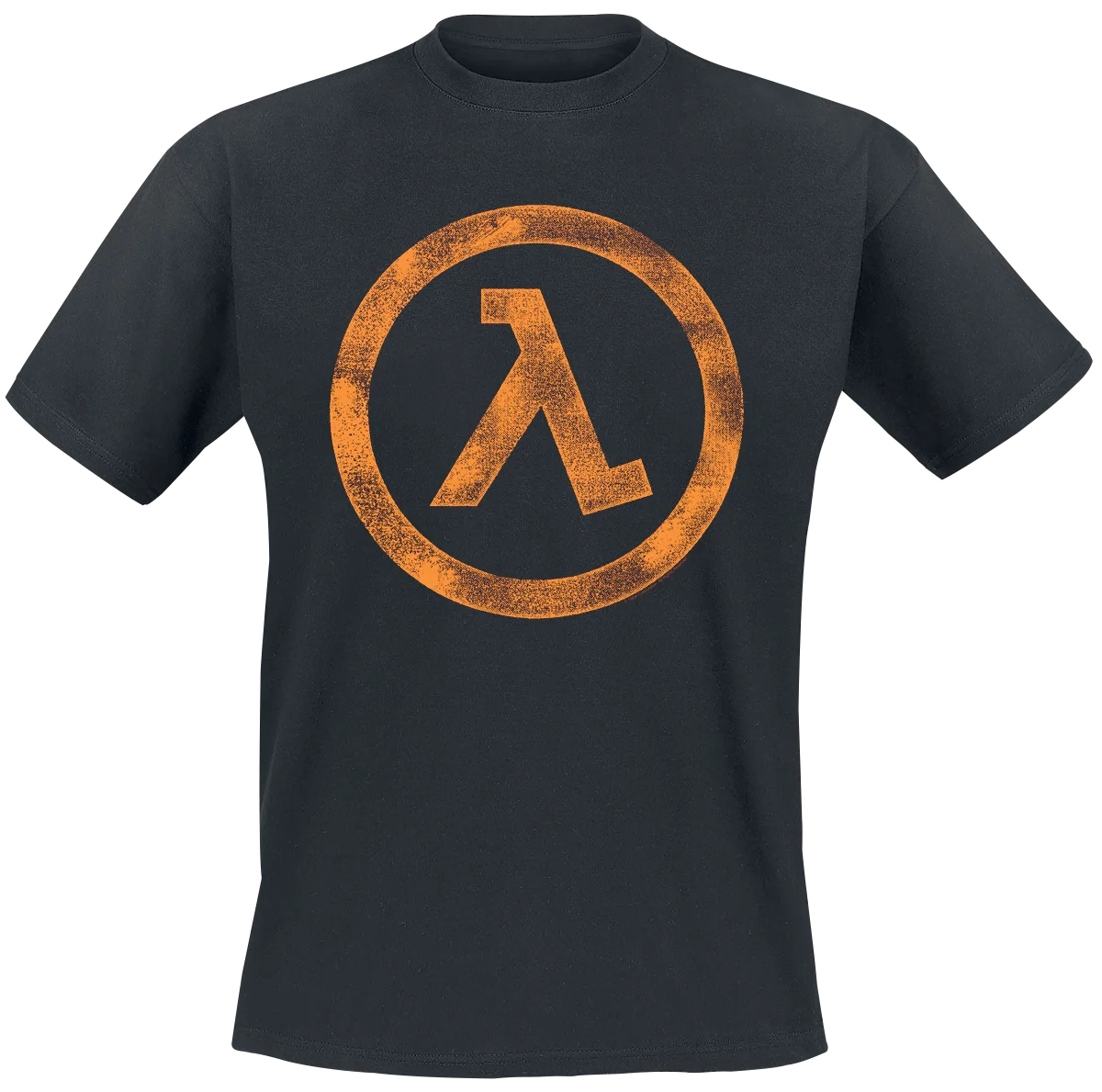 Наполовину 2 Orange Box Lambda Футболка черный|t-shirt black|half-life 2t-shirt t-shirt |