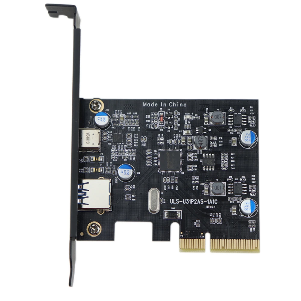 PCI-E PCI Express к USB 3 1 Gen2 10 Гбит/с концентратор типа A и Type C 2 порта PCIe Плата расширения