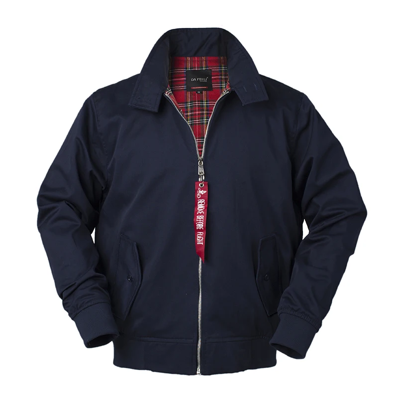 Мужская винтажная ветровка harrington в стиле милитари европейском повседневная