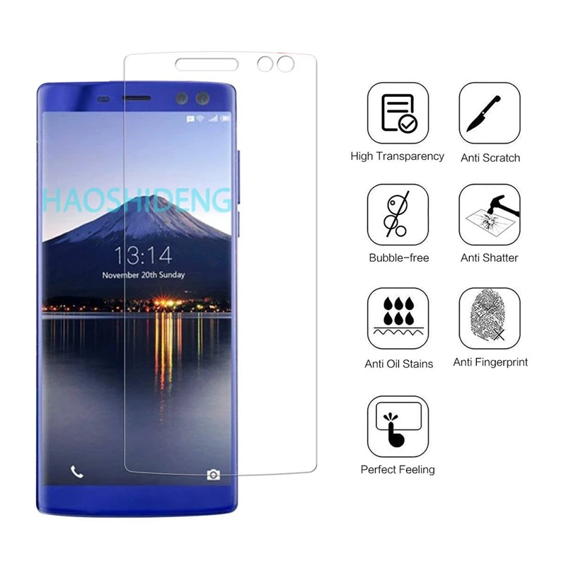 Полное закаленное стекло Для Doogee BL12000 Pro Защитное для экрана 2.5D 9 h