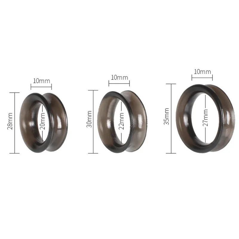 3 шт./компл. гладкое прикосновение силиконовые кольца на член мужские секс
