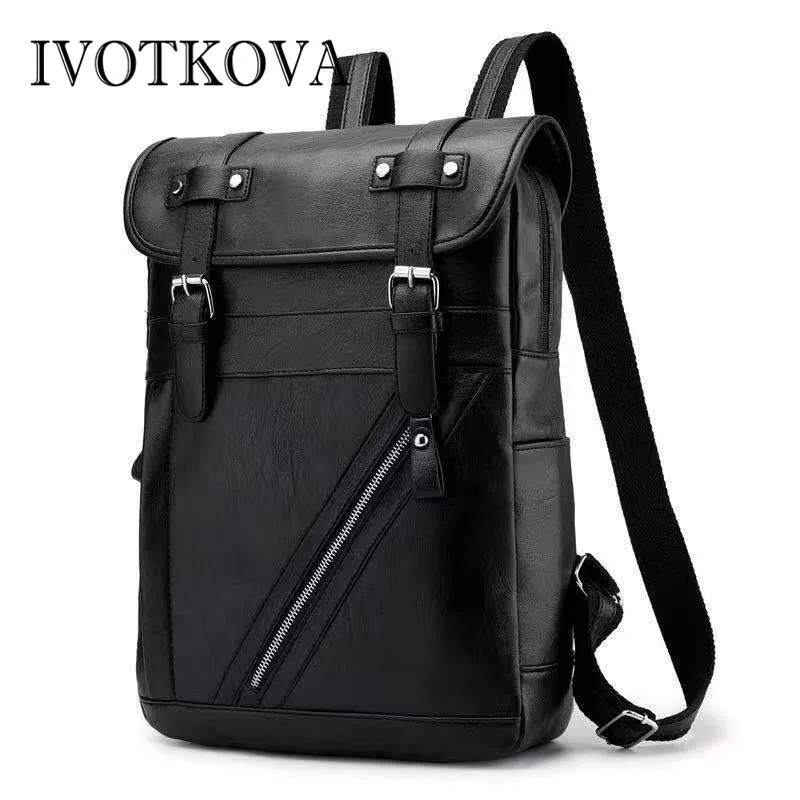 IVOTKOVA мужской тонкий рюкзак для ноутбука 15 6 дюйма офиса и работы деловой унисекс