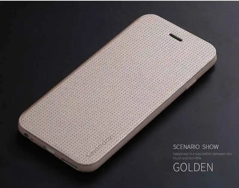 X-Level дышащий кожаный чехол для телефона s для samsung Galaxy S8 plus S7 Edge S6 edge plus Note 5 S8Plus откидной Чехол funda capa - Цвет: gold
