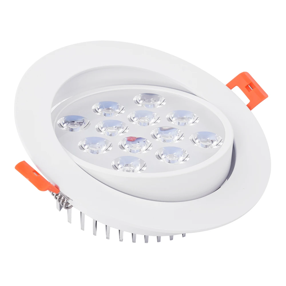 

1W 3W 5W 7W 9W 12W Ceiling downlight 110V 220V bulb Recessed Spotlight For home,Indoor Lighting Round Spot lamp + Driver
