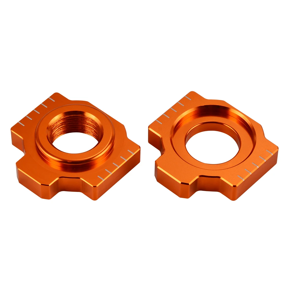

Axle Blocks Chain Adjuster for KTM 790 Duke 2018 2019-2022 690 Enduro Duke Supermoto R SMC SMCR Motorcycle Swingarm Slider