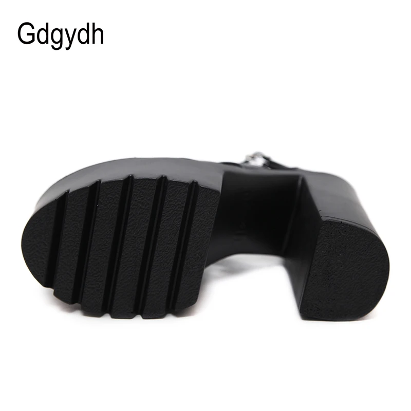Gdgydh/Для женщин Летняя обувь на платформе сандалии с открытым носком из PU