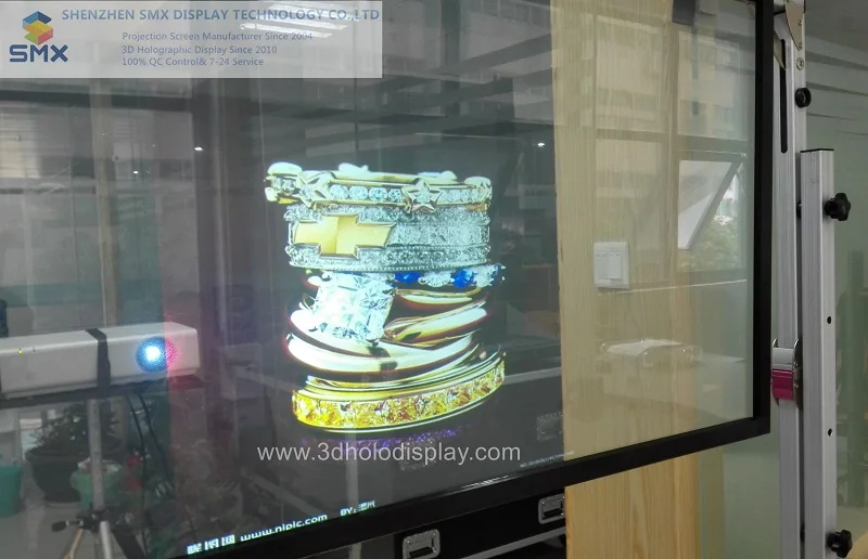 Прозрачный голографический экран для оконного дисплея пленка экрана задней