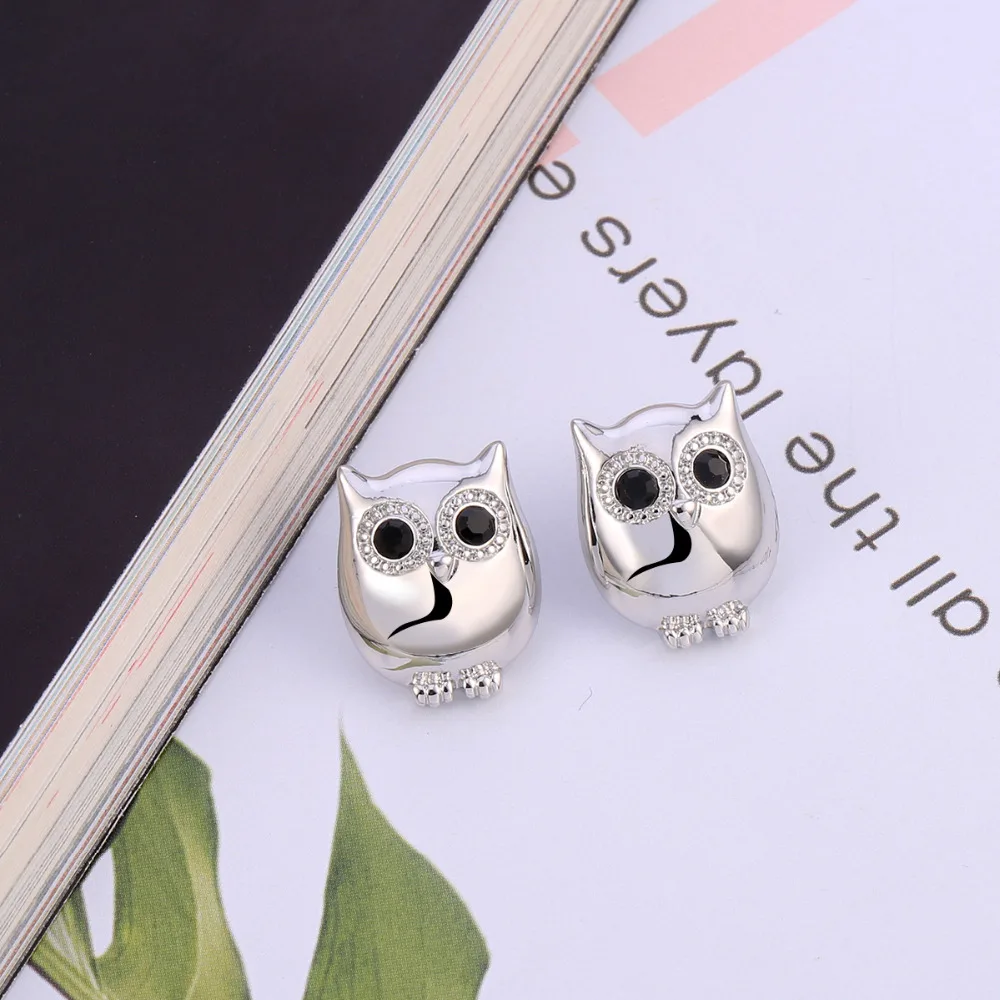 

Charm Cute Cartoon Owl Stud Earring for Women Gold Color Simple Owl Lovely Earring 2019 Boucles d'oreilles femmes Party Gift