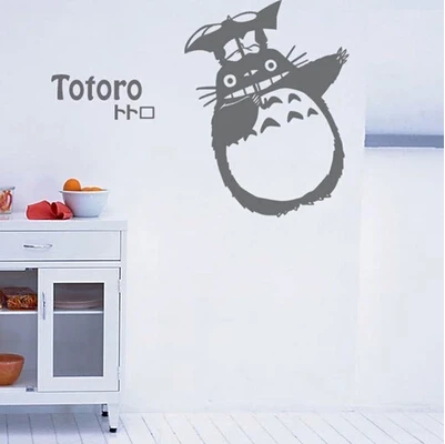 

Cartoon children room wall Creative wall stickers Kindergarten decorative texture The bedroom stickers totoro