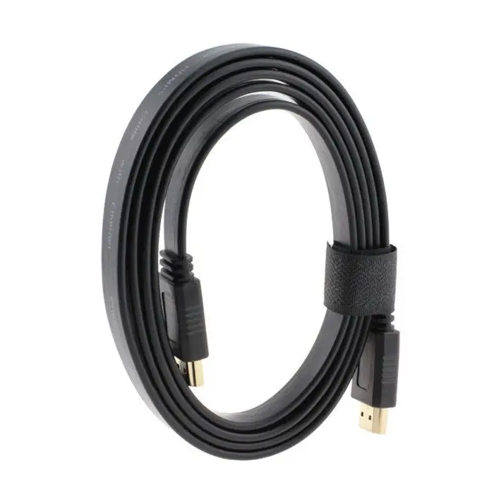 HDMI-Compatible 1.4 male to flat cable for HDTV |
