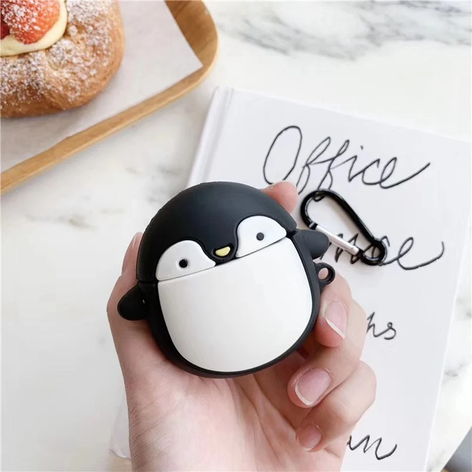 Чехол для наушников для Airpods, силиконовый чехол, Мультяшные милые чехлы для наушников для Air Pods, чехол s для Apple, Earpods, наушники, аксессуары 2