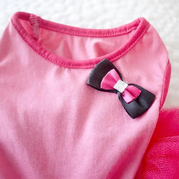 Pink Dog Cat Princess Tutu Dress Bow Bubble Pet Puppy Clothes Apparel Large NEW | Дом и сад