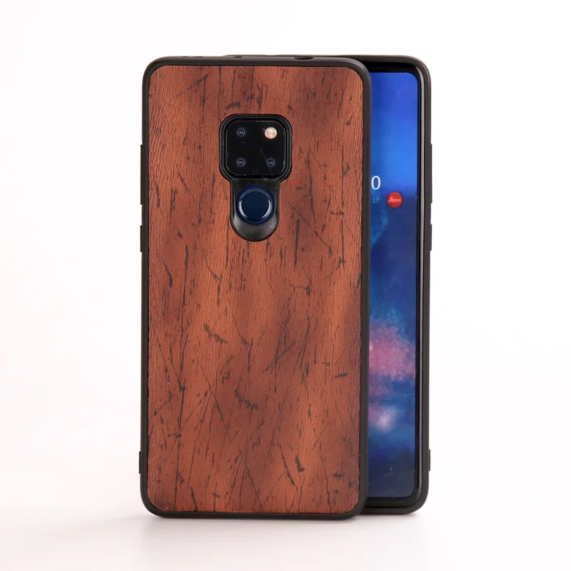 Чехол для телефона huawei mate 9 10 20 lite P10 P20 lite Pro Чехол с текстурой древесины мягкий чехол для huawei Honor 8 8X9 10 Nova 3i Capa - Цвет: Coffee