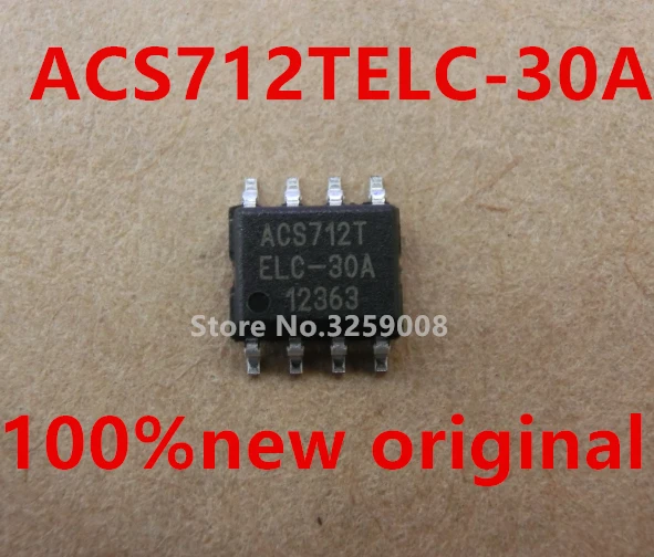 

ACS712TELC-20A ACS712TELC-30A ACS712TELC-05B 100% new imported original 10PCS