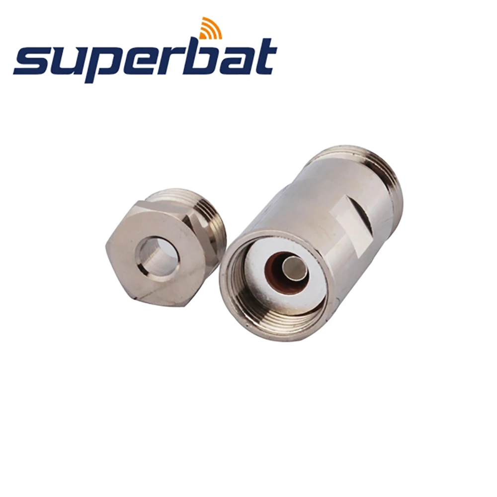 Прямой разъем Superbat N Clamp Jack для коаксиального кабеля RG58 RG142 RG400 LMR195|Кабели связи| |