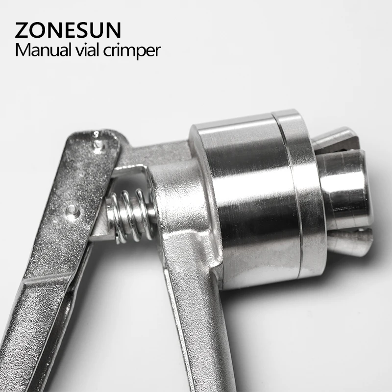Щипцы ZONESUN для стеклянных бутылок 32 мм ручная машина герметизации из нержавеющей