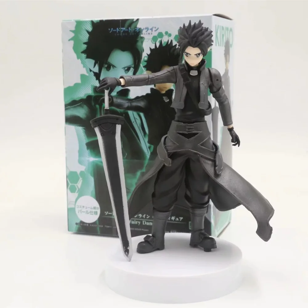 Аниме меч искусство онлайн Kirigaya Kazuto Kirito ALO Ver. Экшн фигурки из ПВХ Коллекционная