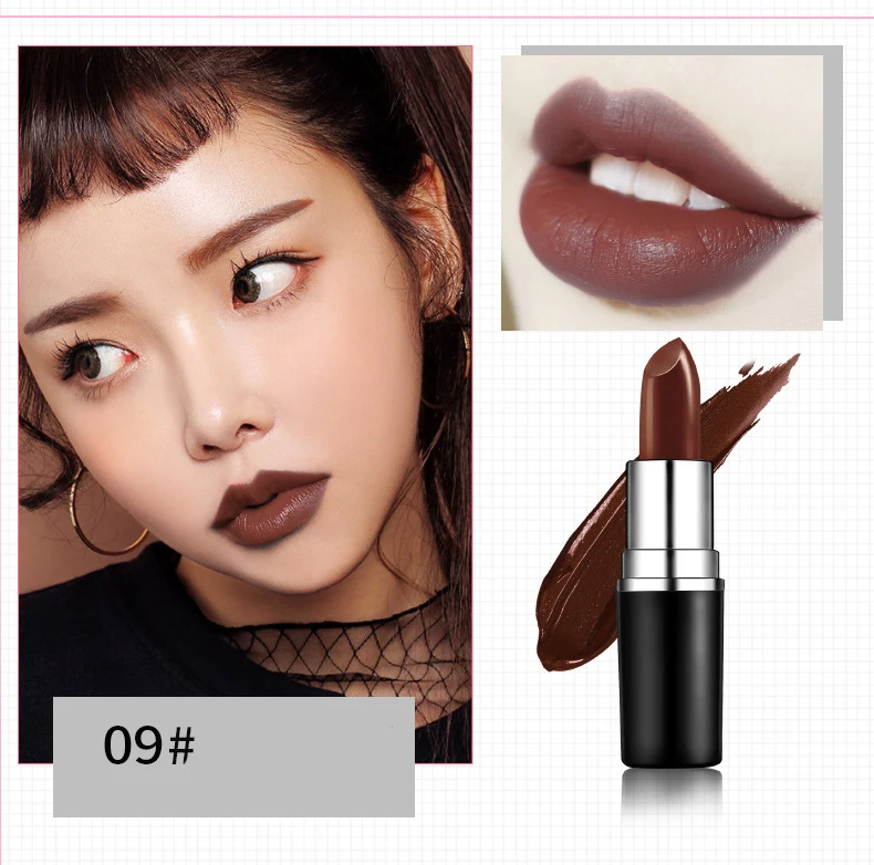 9 цветов матовая губная помада водостойкая стойкая Профессиональный макияж Batom