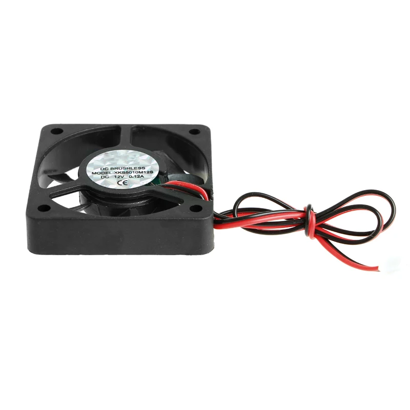 DC 12V 0.12A 2 контактный 50x50x10 мм ПК Компьютерная Процессорная система Бесщеточный