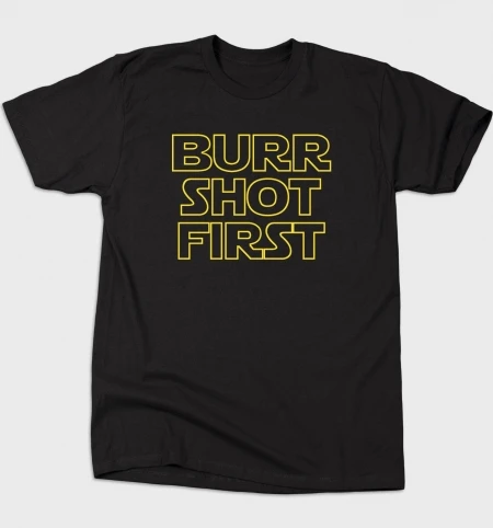 2019 печатная Мужская футболка хлопковая Футболка Burr Shot First o-образным вырезом с