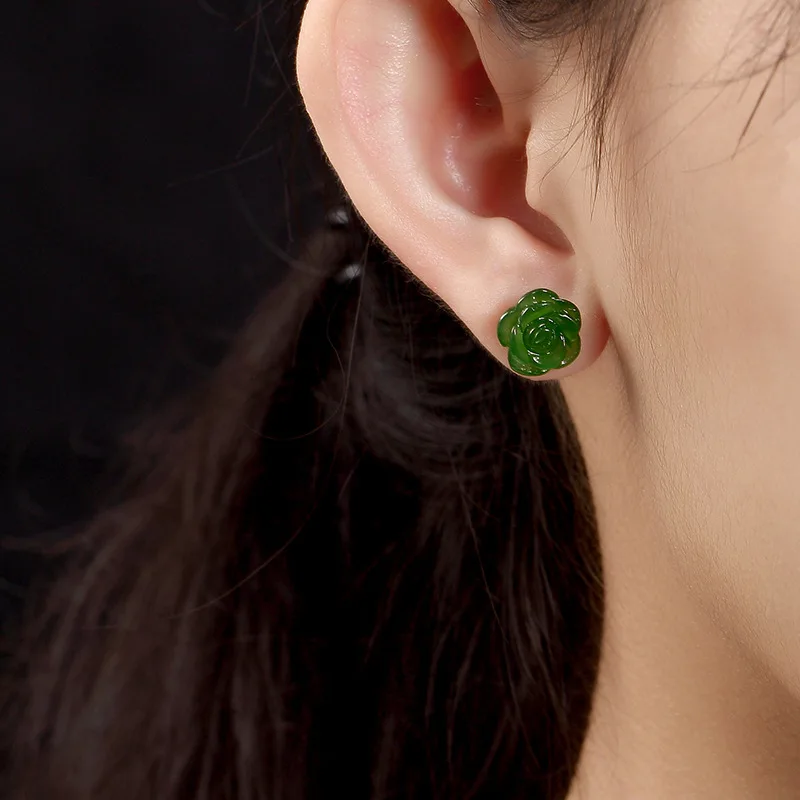 Серьги Brinco Inlay hitian модные серьги с цветком сливы Винтажные 2018 | Украшения и
