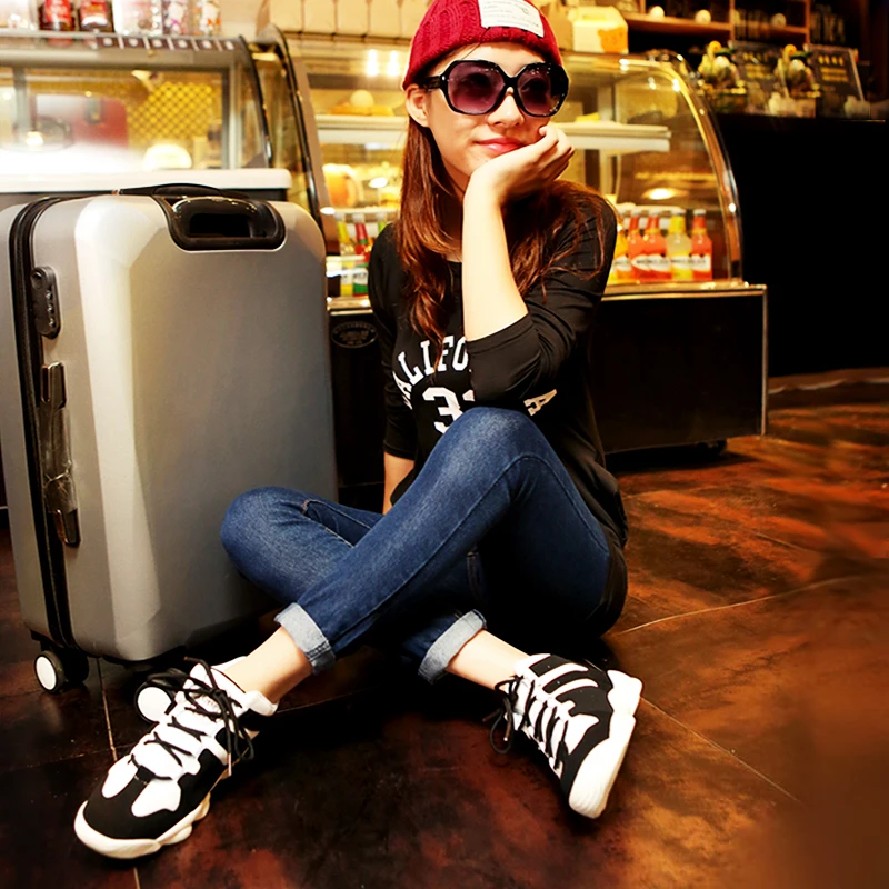 2016 Высокое Качество Женская Обувь На Открытом Воздухе Случайные Бренд Высота