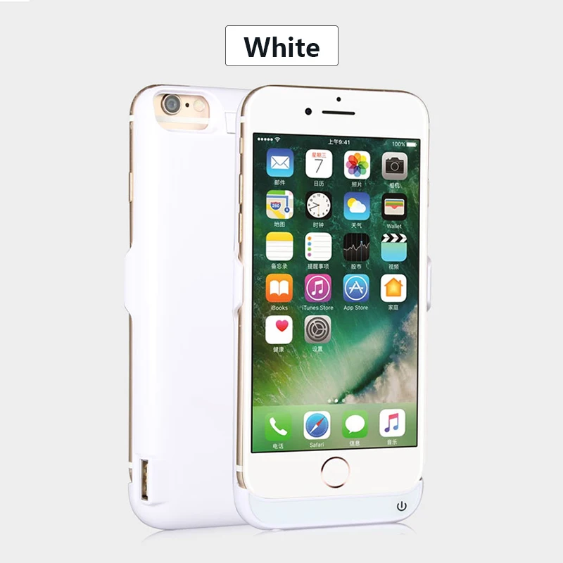 Для iphone 7 зарядное устройство дело power корпус аккумулятор wireless bank 5500 мАч/8000 мАч
