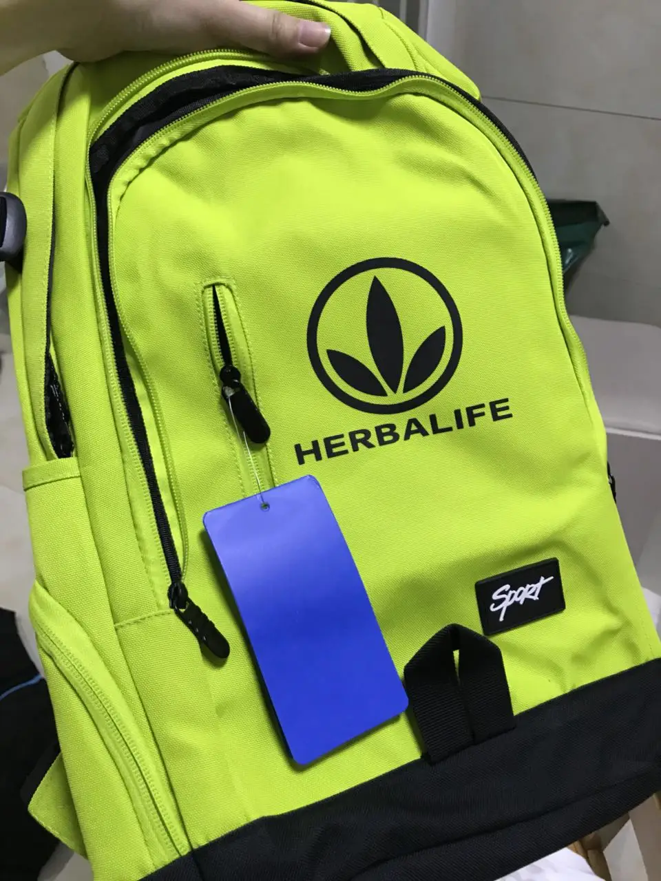 Green Herbalife 24 Fit Спортивная сумка для ноутбука Дорожная безопасность Водонепроницаемый Школьные сумки - Цвет: Green