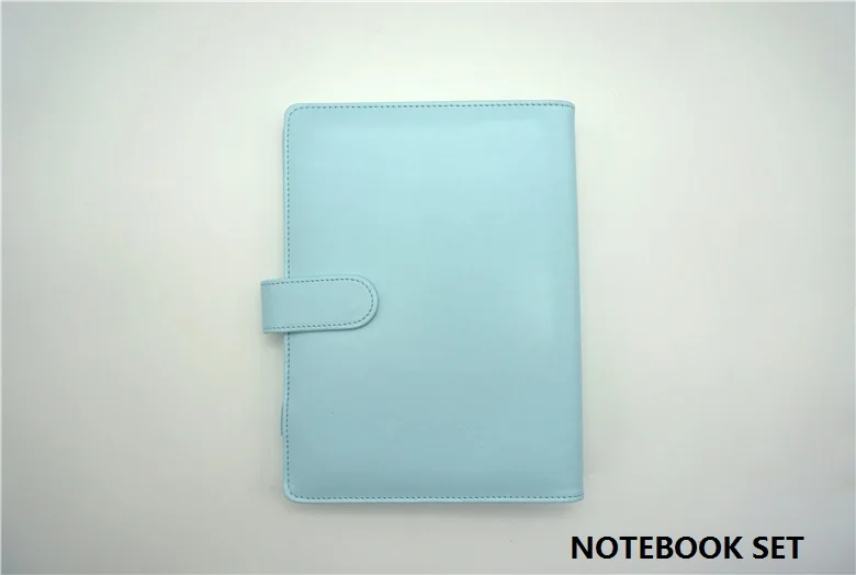 Записная книжка filofax из искусственной кожи со спиральными листочками многоразового использования, Дневник для путешествий, планировщик, блокнот, папка, A5, A6, студенческий прекрасный подарок - Цвет: Mint Notebook A5