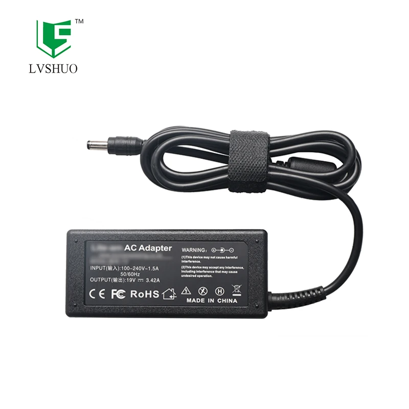 Универсальное зарядное устройство 19V 3.42A 65W для ноутбука Toshiba зарядка