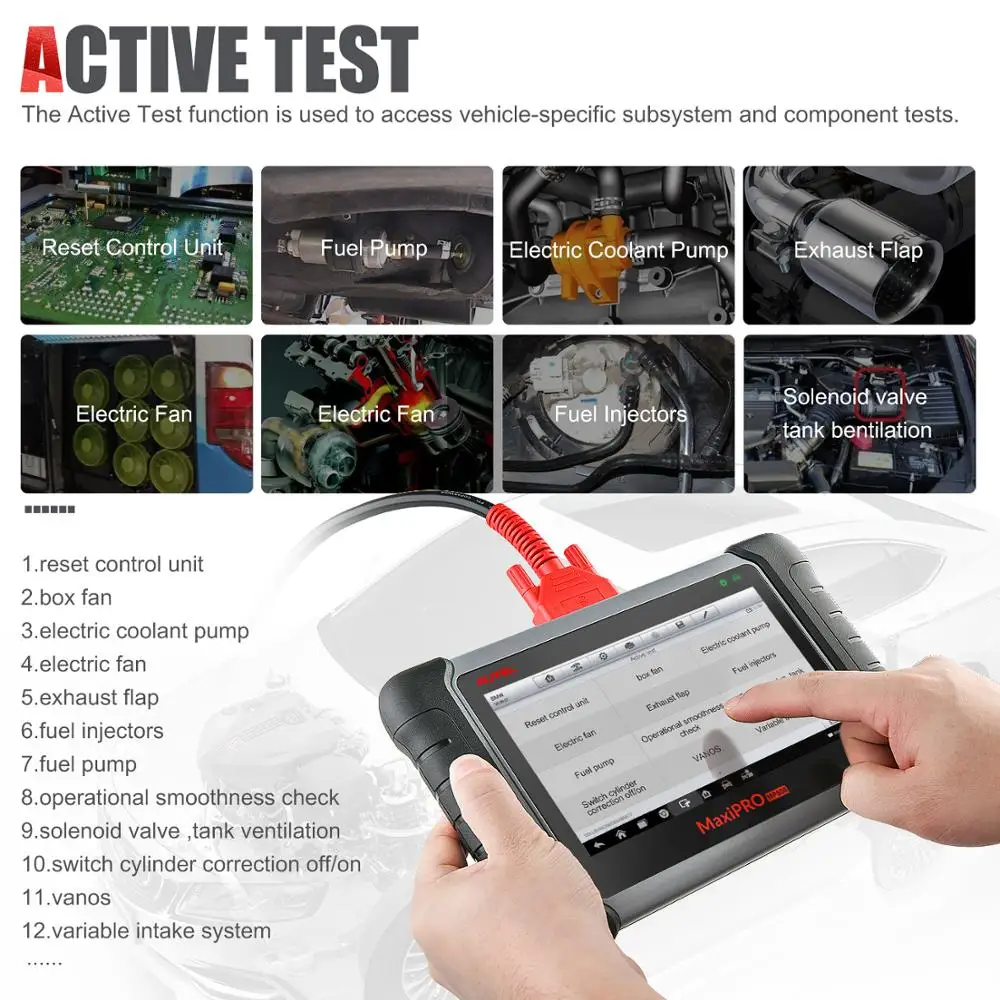 Autel MaxiPRO MP808K OBD2 сканер Авто диагностический инструмент OBD Автомобильный Диагностический Авто scania сканер automotriz Профессиональный vag com