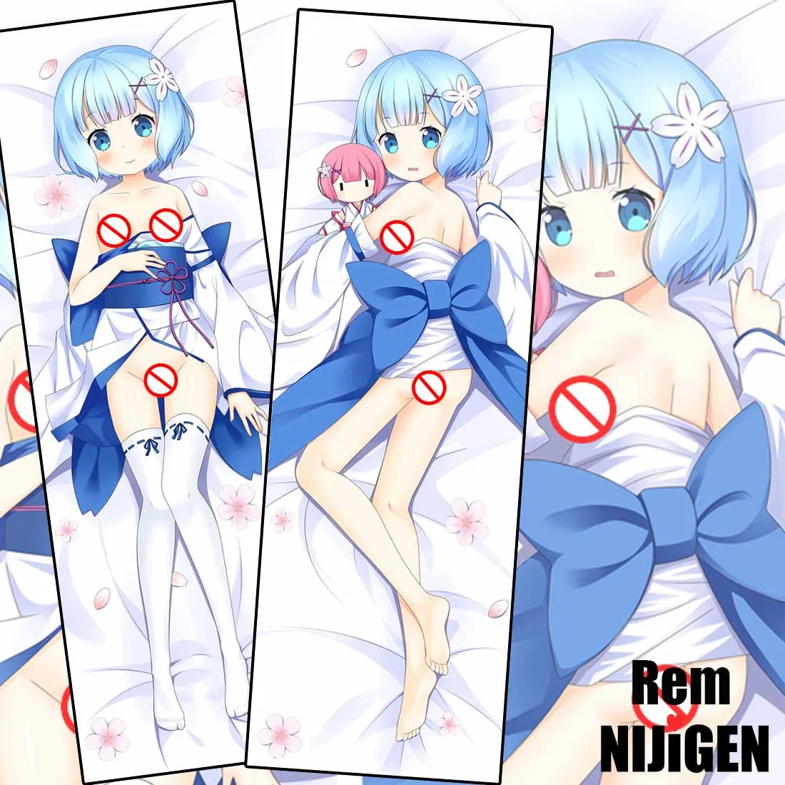 Чехол с рисунком из м/ф Re: Zero Hajimeru Seikai Rem|Наволочка| |